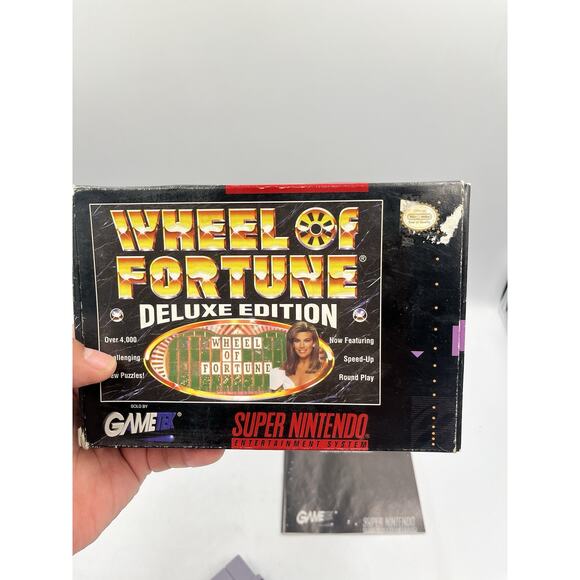 WHEEL OF FORTUNE ~ Super Nintendo SNES ~ Complete CIB - Picture 9 of 14